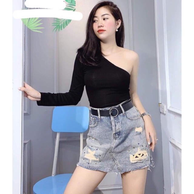 Áo lệch vai siêu chất | BigBuy360 - bigbuy360.vn