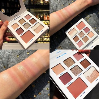 Bảng mắt 8 màu DIKALU trà sữa Milk Tea Palette