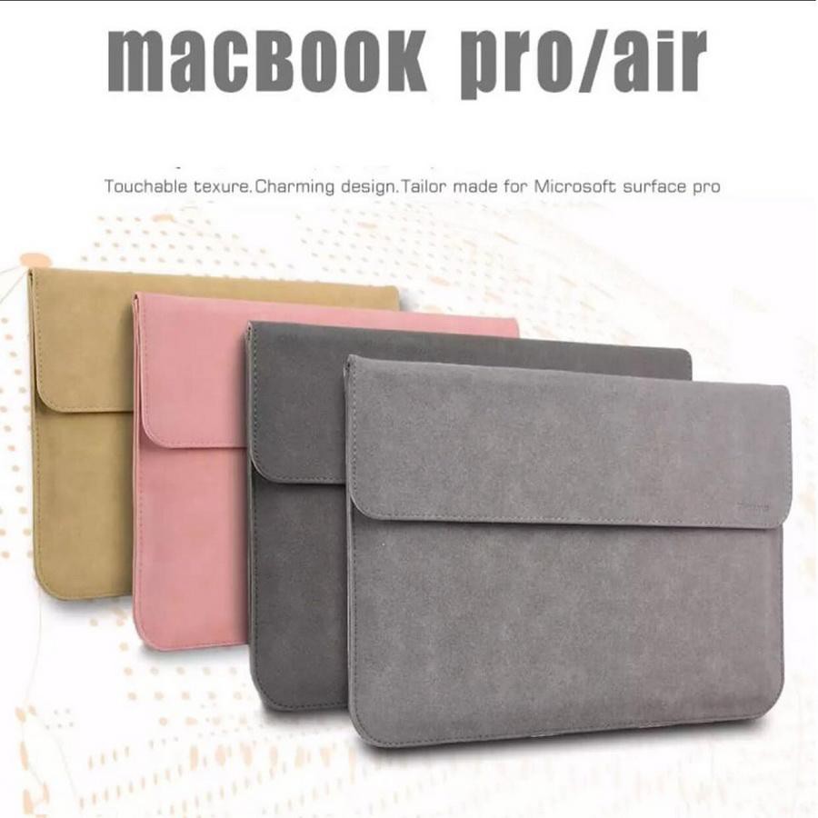cặp xáchBao da, túi cặp da chống sốc cho macbook, laptop 13.3 inch (Macbook Air đời 2017 về trước/ Macbook Pro 2015 t
