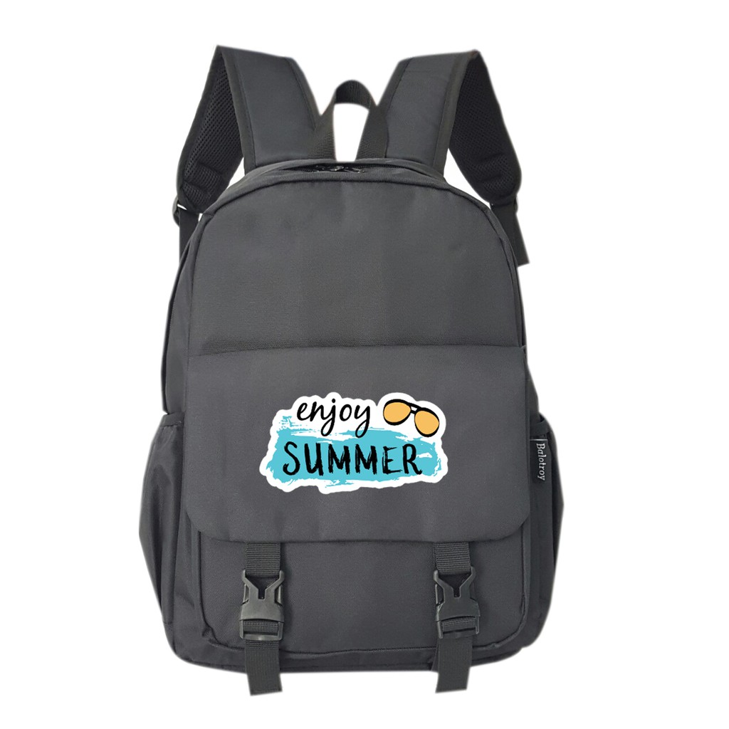 Balo thời trang TROY NIKY phối hộp nắp Enjoy Summer