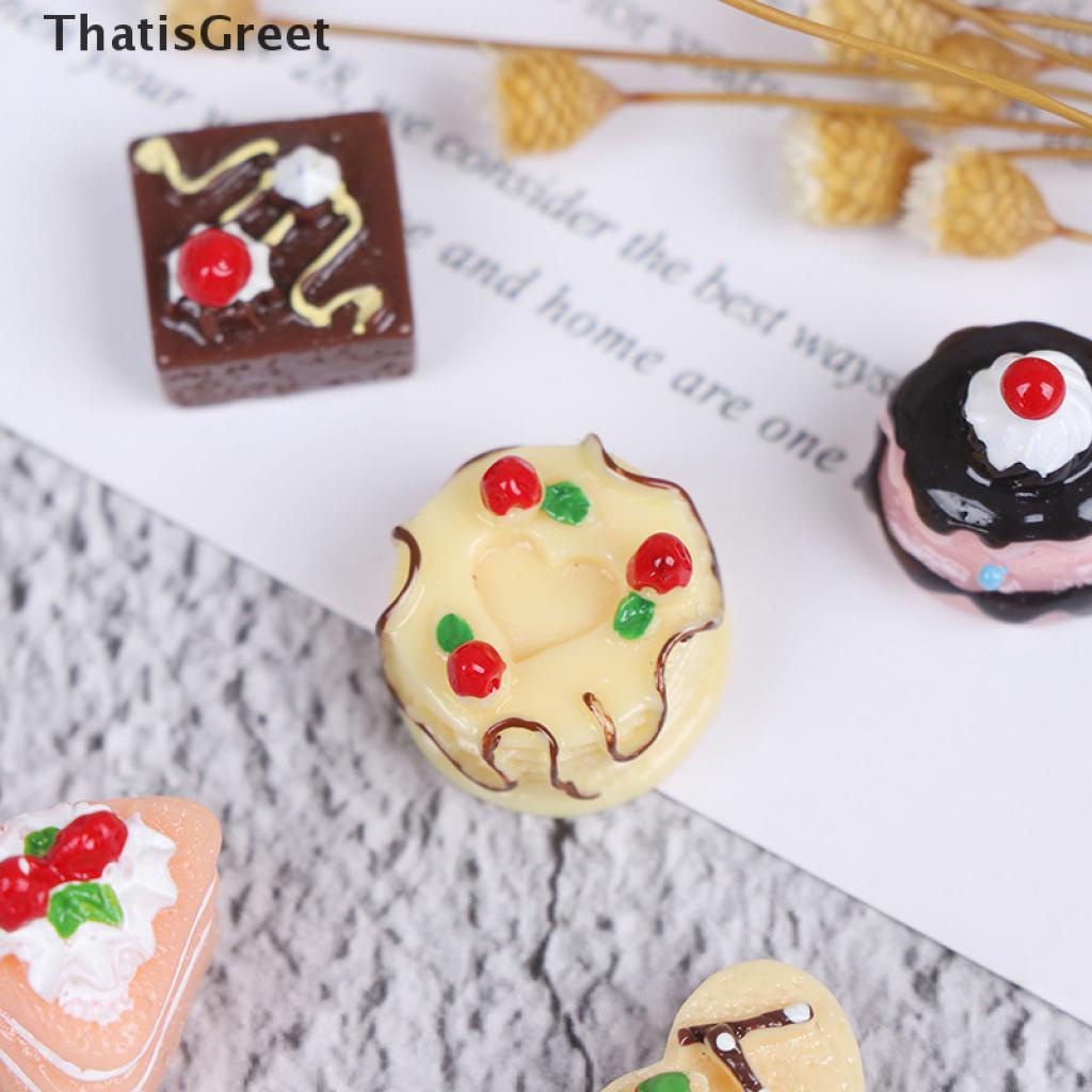 Bộ 5 Mô Hình Bánh Socola Mini Trang Trí Nhà Cửa