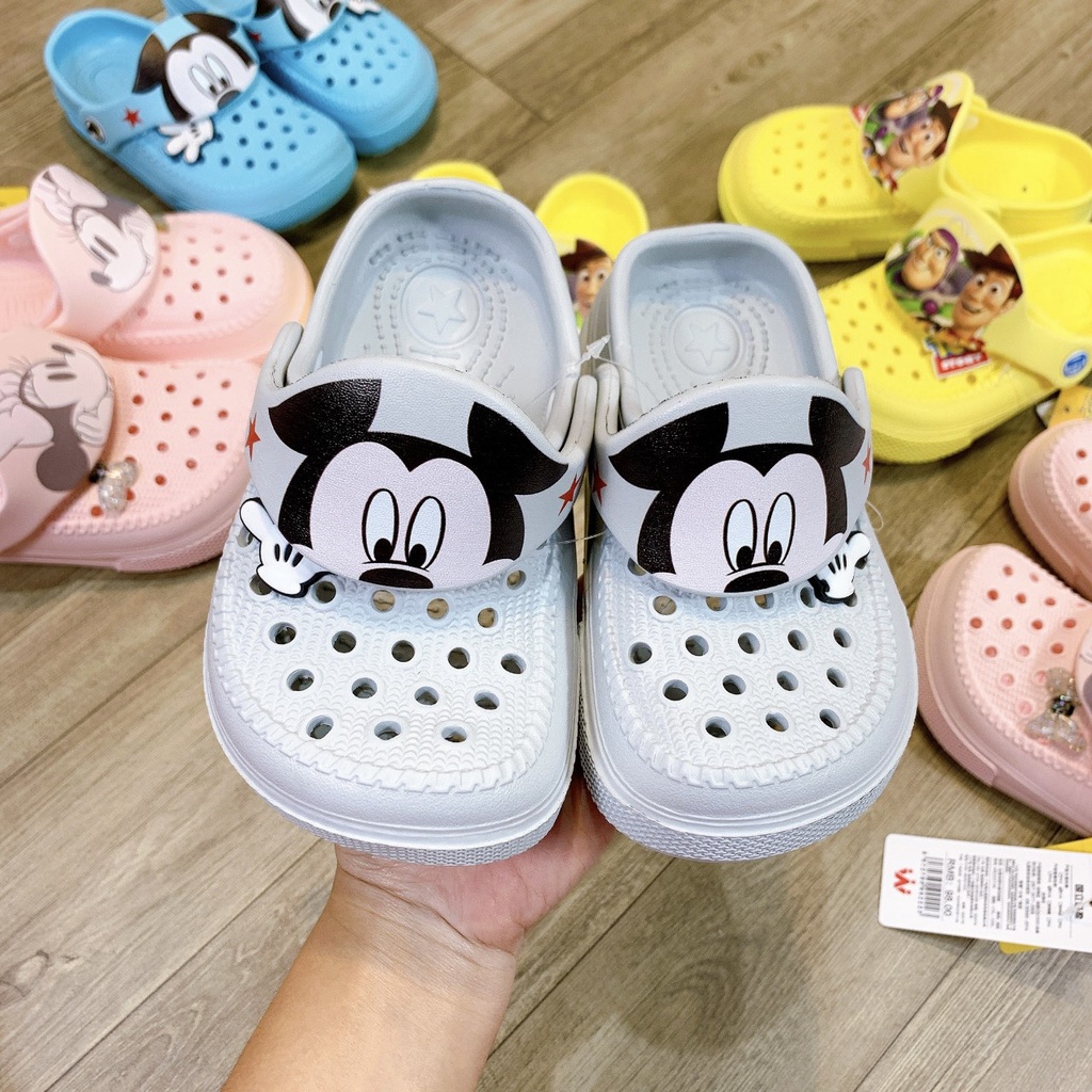 Dép đế mềm hoạt hình cho bé