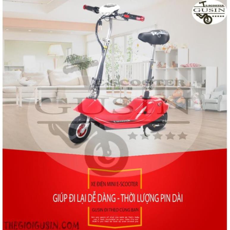 Xe Điện E-scooter mini Màu Hồng / GuSin Phân Phối Chính Hãng / Sỉ lẽ Toàn Quốc