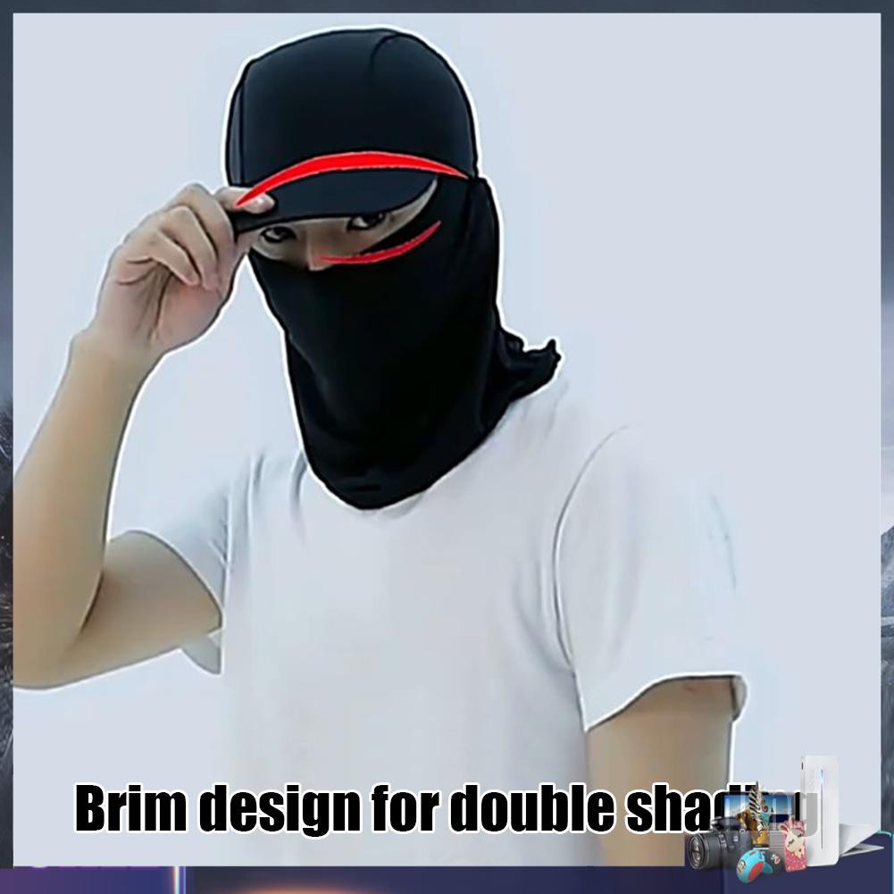 Mũ trùm đầu rộng vành che cổ bằng sợi Viscose thoáng khí nhanh khô chống nắng khí đi xe đạp/câu cá