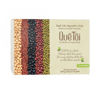 Bột Ngũ cốc nguyên chất Quê Tôi (264g-440g)
