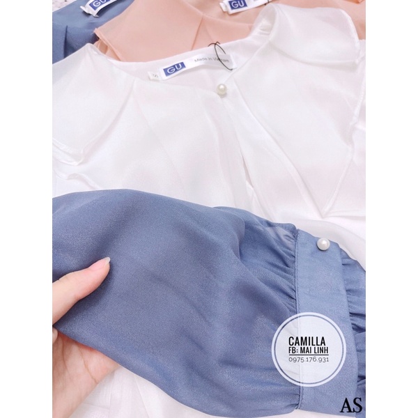 ⚡️BÁN SỈ⚡️Áo sơmi cổ sen cúc ngọc 3 màu