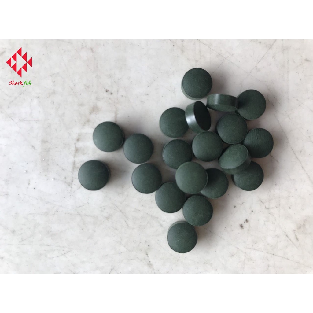 Tảo viên thức ăn cho cá cảnh và tép hủ nén 300 viên- thức ăn dinh dưỡng cá cá nhỏ và tép