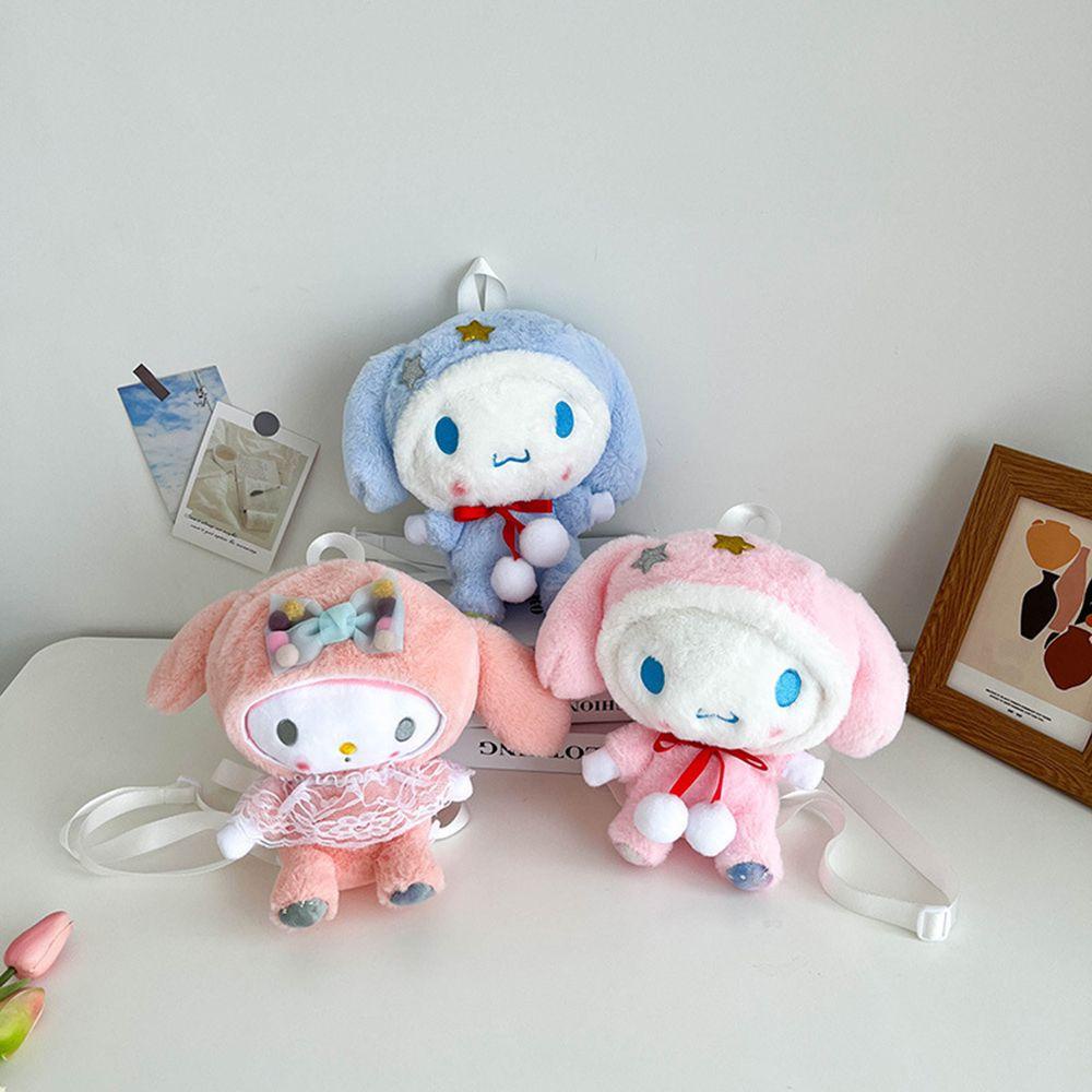 Túi Đeo Chéo Vai Đựng Tiền Xu Họa Tiết Hoạt Hình Kuromi Melody Cinnamoroll