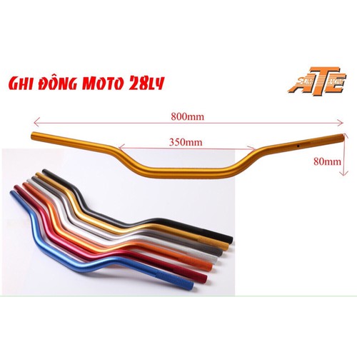 ghi đông moto nhôm