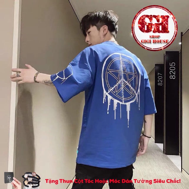FREESHIP 50K - Áo Thun Tay Lỡ Unisex 3 Màu In Hình Sau