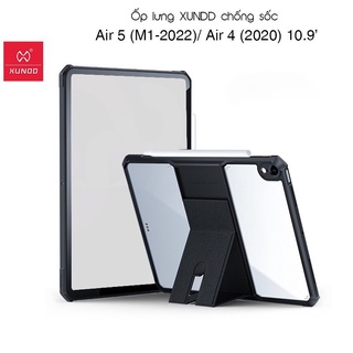 Ốp lưng xundd ipad air 4 10.9 inch chống shock, mặt lưng trong suốt, viền tpu