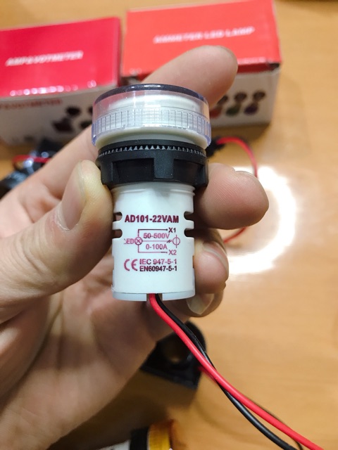Ampe kế kèm vôn kế điện tử 100A 500V