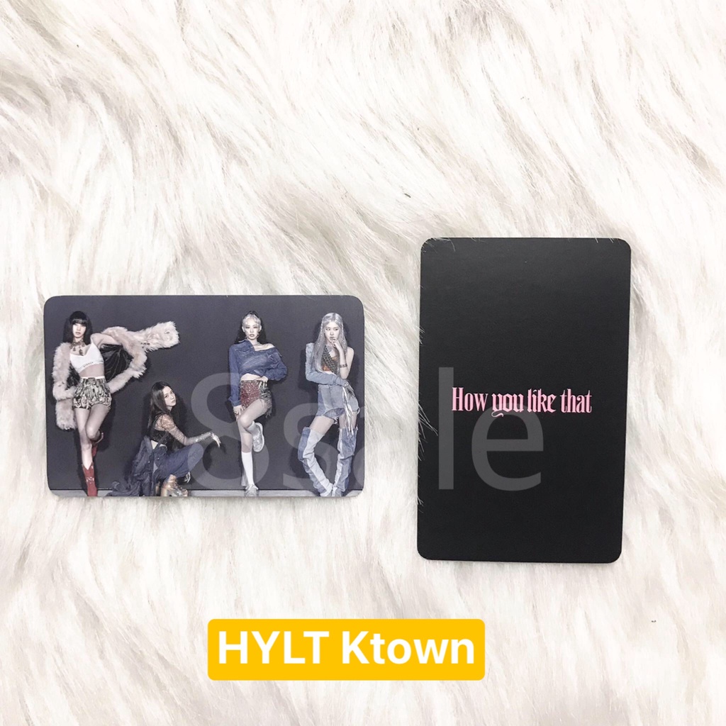 BLACKPINK | Card group - Hàng chính hãng (ảnh thần tượng)