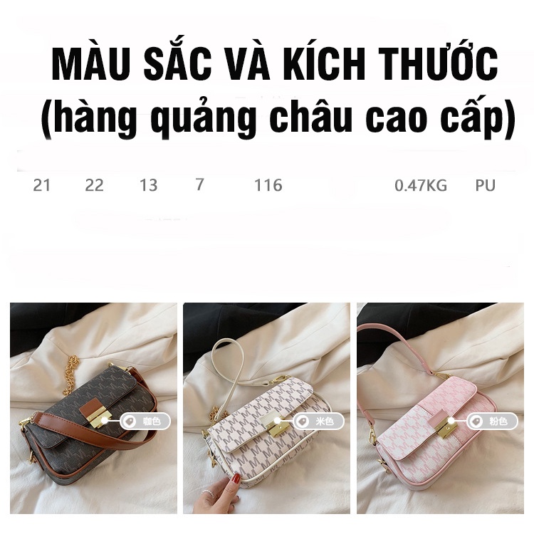 Túi xách đeo chéo kẹp nách nữ cao cấp loại 1 quảng châu phong cách HÀN QUỐC A01831