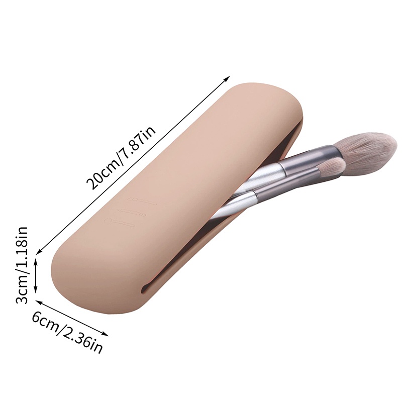 Giá Đỡ Cọ Trang Điểm Bằng Silicon Tiện Dụng Khi Đi Du Lịch