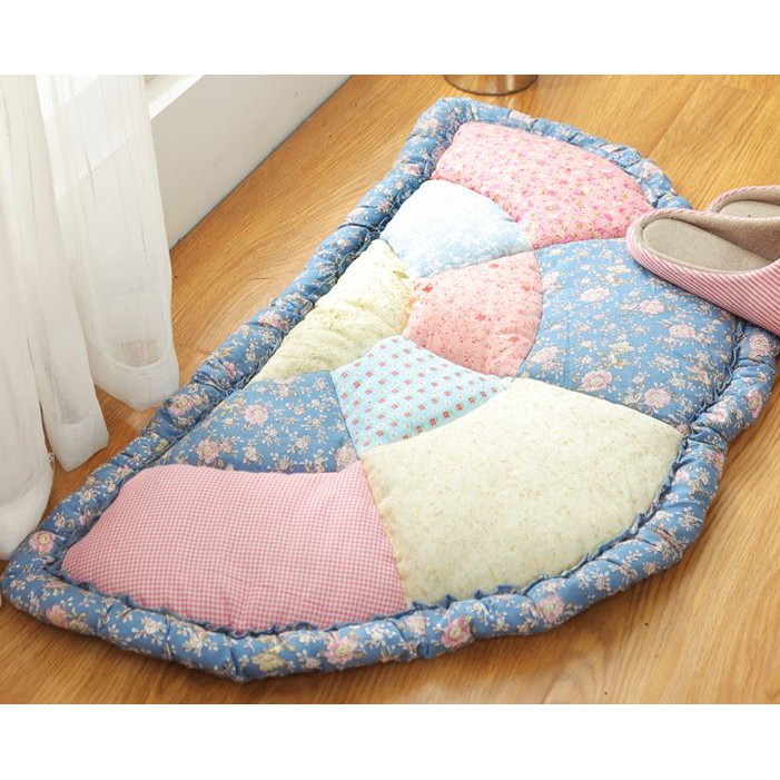 Thảm bông trải cửa handmade phong cách vintage