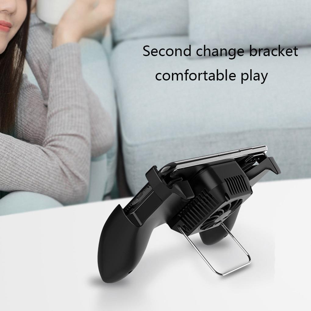 Tay Cầm Chơi Game Có Cò Bấm + Quạt Tản Nhiệt Thay Thế Cho Điện Thoại Di Động