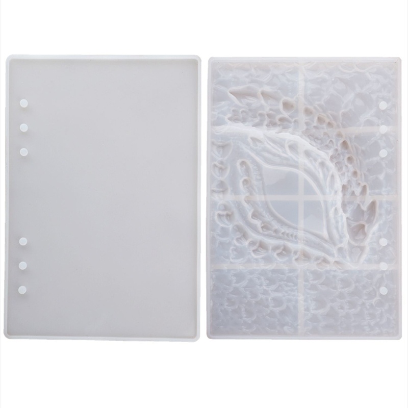 Khuôn Silicon Làm Sổ Tay DIY Hình Mắt Rồng Sáng Tạo