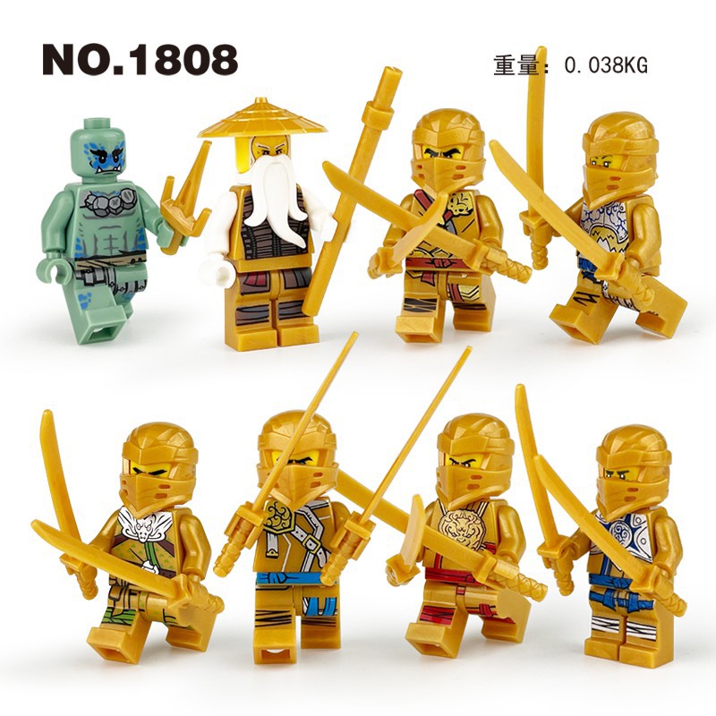 Set 46 Mô Hình Mô Phỏng Nhân Vật Ninjago Mini