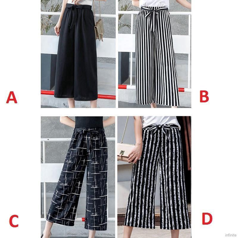 Quần dài ống rộng lưng thun thời trang nữ tính độc đáo | BigBuy360 - bigbuy360.vn