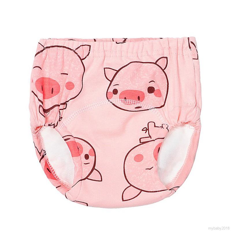 MYBABY Baby Bread  Leak-Proof Washable Gauze Learning Diaper Pants
