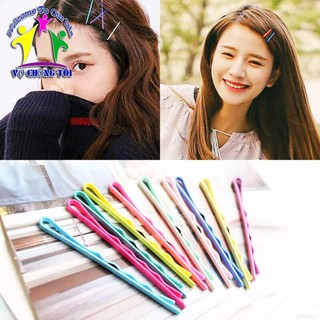Kẹp tăm nhiều màu, cặp tóc mái nữ, kẹp xước cô dâu, phụ kiện tóc cho bé gái Hàn Quốc siêu dễ thương