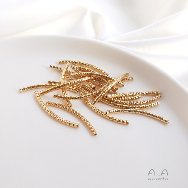 Set 10 Ống Nối Hình Chữ S Mạ Vàng 14k Làm Vòng Tay/Dây Chuyền Tiện Lợi