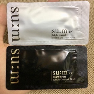 10g mặt nạ sủi bọt su:m37