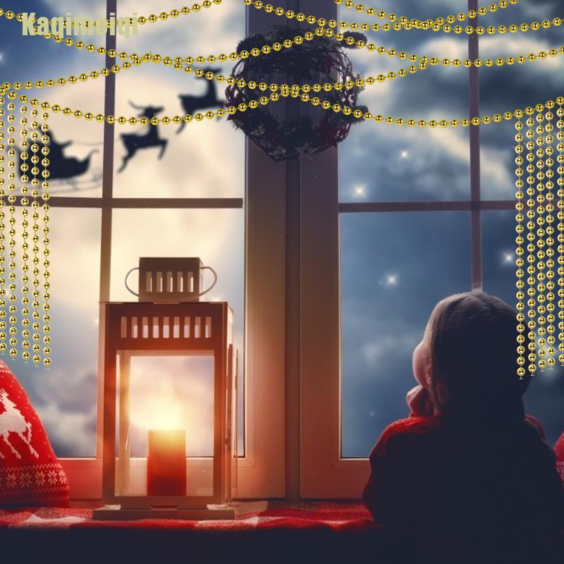Chuỗi hạt ngọc trai giả 82 feet 6mm trang trí cây thông noel