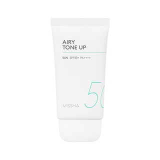 Kem chống nắng Missha Airy Tone Up Sun SPF50+ PA++++ 50ml về hàng SALE 50% (Bill mua ảnh bên cạnh)