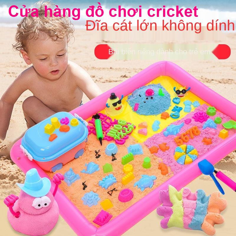 Space sand Bộ đồ chơi plasticine mẫu giáo không độc hại đất sét màu siêu nhẹ cát bán buôn