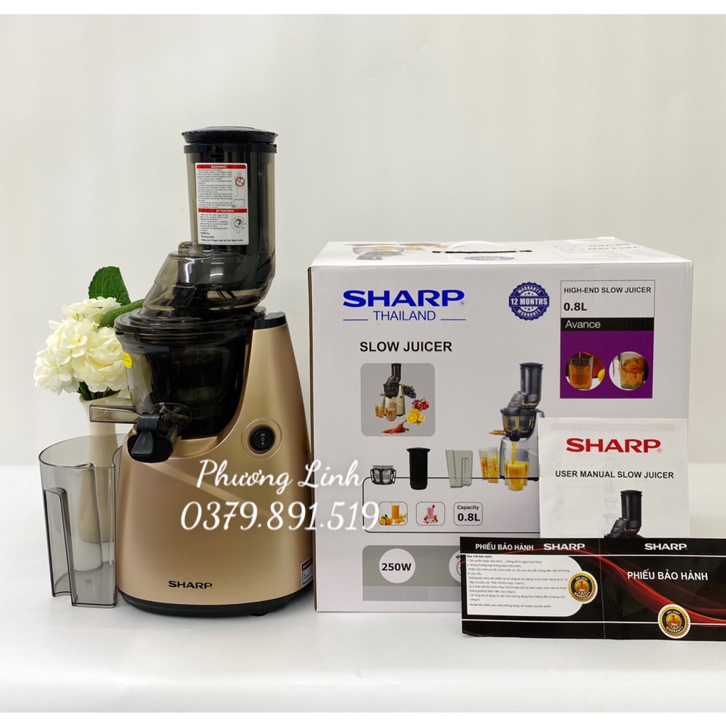 Máy ép chậm SHARP KS-689 - Hàng chính hãng - Bảo hành 12 tháng