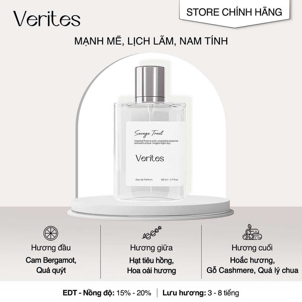 Nước hoa Nam VERITES Savage Trail Mạnh mẽ, Lịch lãm, Nam tính - Inspired by Dior Sauvage 50ml