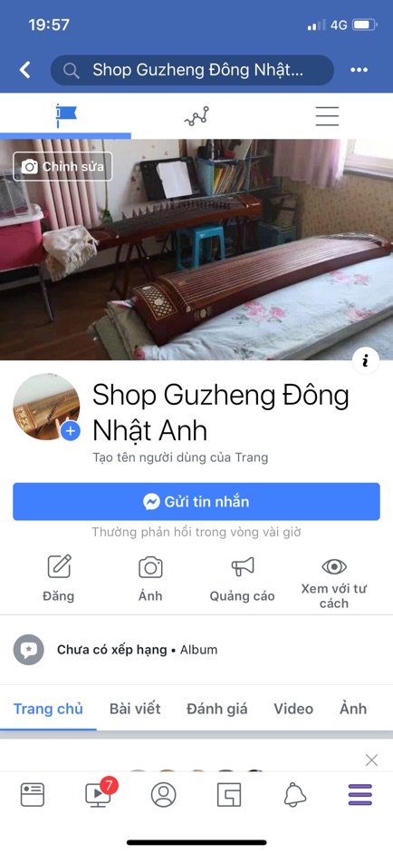 Đàn guzheng mini trung cao cấp 120cm giá rẻ.
