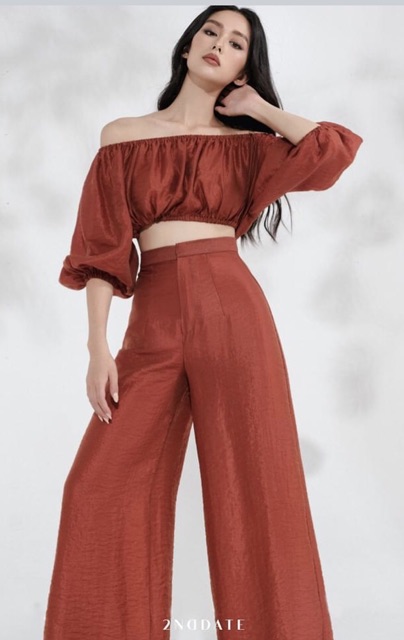 Vải lụa màu cam đất chất mềm rủ mát khúc lẻ 1m x khổ 1,5m của Vải rẻ HB shop