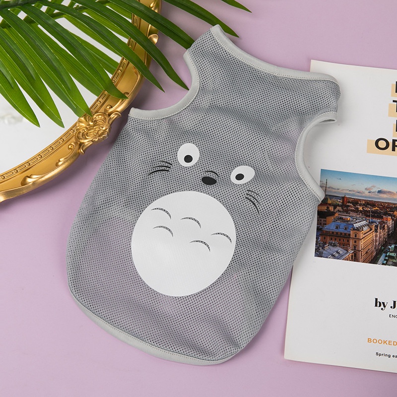 Áo Lưới Thoáng Khí In Họa Tiết Rồng / Mèo / Nhện Dễ Thương Thời Trang Mùa Hè Cho Thú Cưng