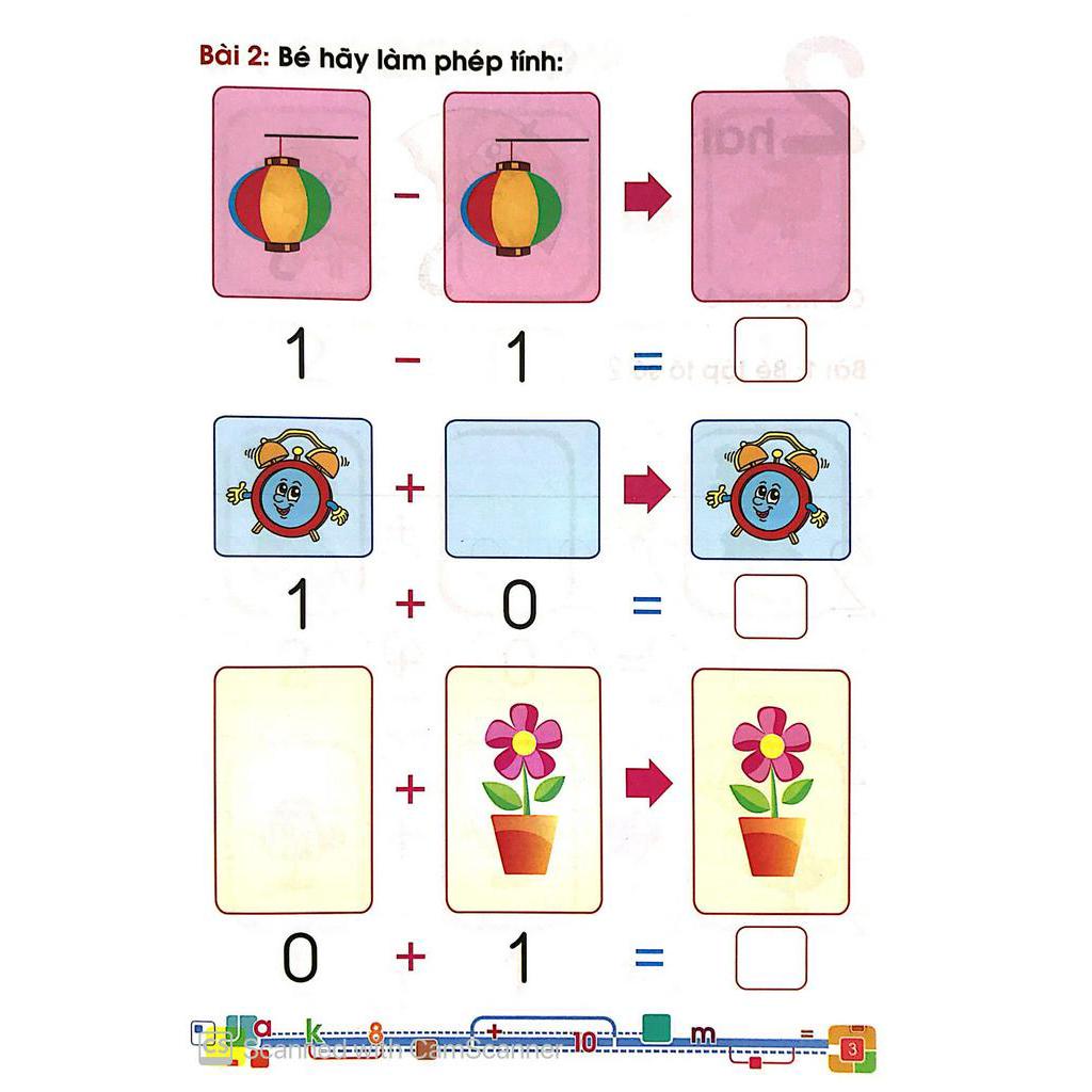 Sách Tủ Sách Bé Vào Lớp 1 - Bé Học Toán