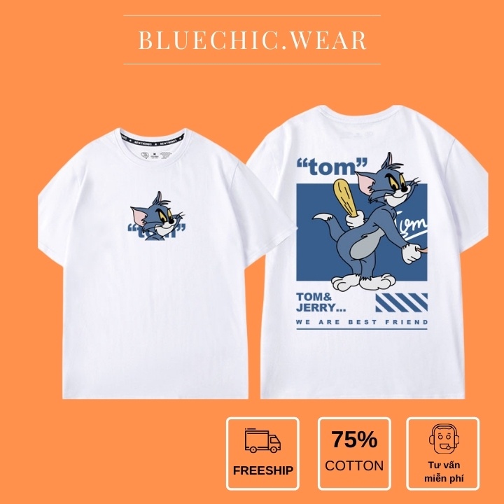 Áo thun tay lỡ nam nữ Unisex TOM GẬY | Bluechic.wear