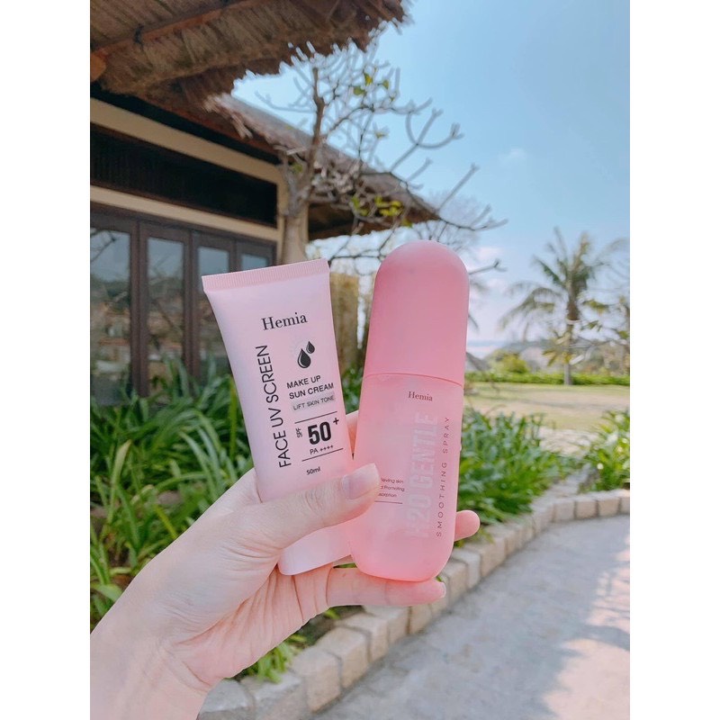 Chính Hãng💥Xịt khoáng Hemia Hàn Quốc căng bóng DNA cá tầm H20 gentle cấp ẩm, làm dịu da, bảo vệ lớp trang điểm | BigBuy360 - bigbuy360.vn