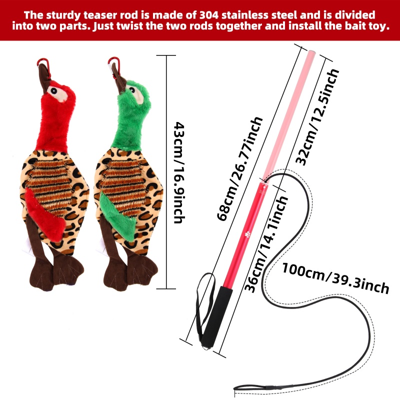 Gậy Đồ Chơi Tương Tác Thú Cưng Vui Nhộn