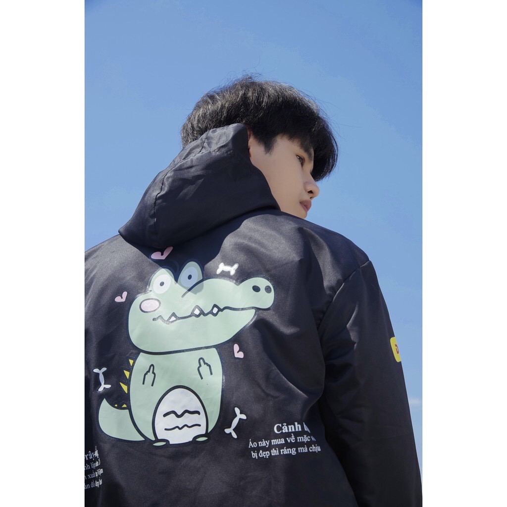 Áo Khoác Dù Unisex Form Rộng Nam Nữ Bé Xoài Degry |Jacket Baseball - Black 𝐍𝐔𝐏𝐀𝐊𝐀𝐂𝐇𝐈