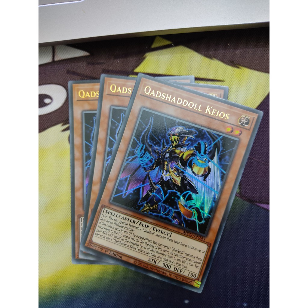 1 lá Thẻ bài Qadshaddoll Keios - MP21-EN243 - Ultra Rare 1st Edition