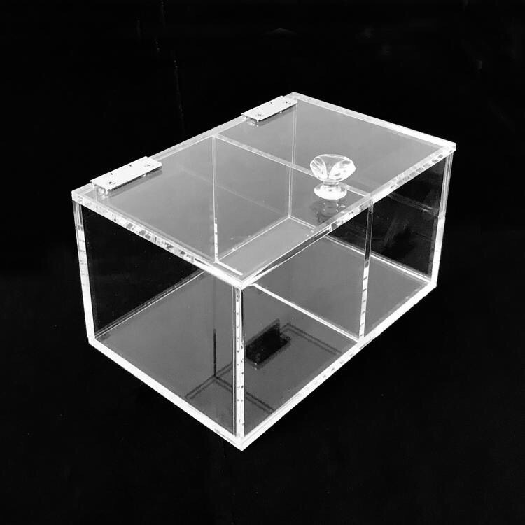 Hộp Mica 2 ngăn cao cấp