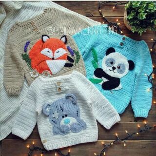 Áo len HANDMADE cho bé từ 6m_12m