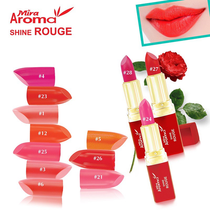 Son lì Mira Aroma Rouge Shine Lips