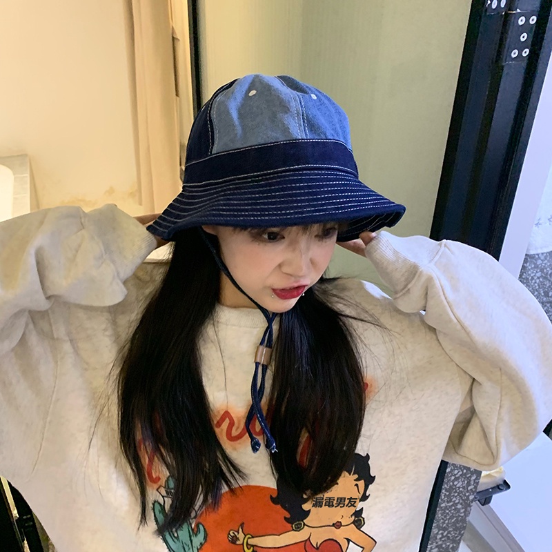 Nón Tai Bèo Cao Bồi Nhật Bản Màu Sắc Thời Trang Xuân Thu Có Dây Đeo Tùy Chỉnh Màu Sắc Phù Hợp Cho Mọi Phong Cách Cao Bồi