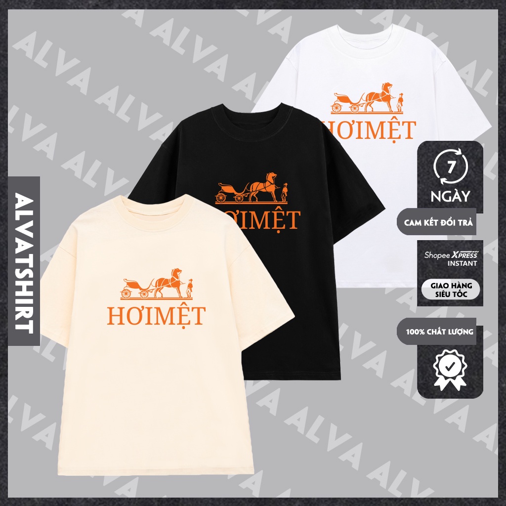 Áo Unisex In Chữ Hơi Mệt Phong Cách Hài Hước Trẻ Trung, Nam Nữ Mặc Form Cực Đẹp