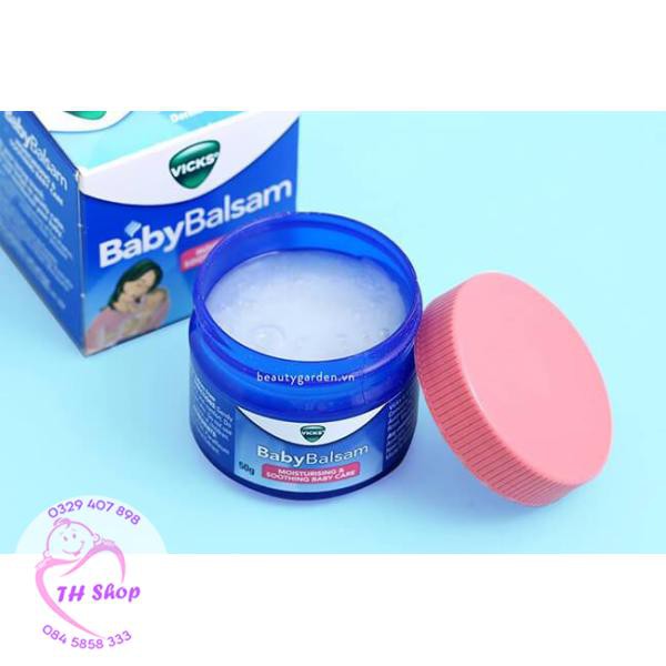 Dầu Bôi Ấm Ngực Vick Baby Balsam 50g - Baby Balsam Úc