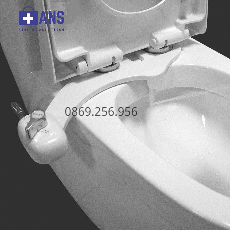 (HÀNG CAO CẤP) Vòi xịt vệ sinh gắn bồn cầu nhà tắm thông minh Bidet Mina