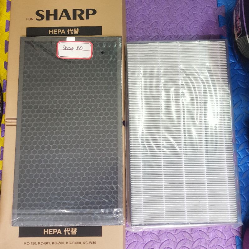 Combo màng lọc không khí Sharp màng hepa màng than sharp KC C150